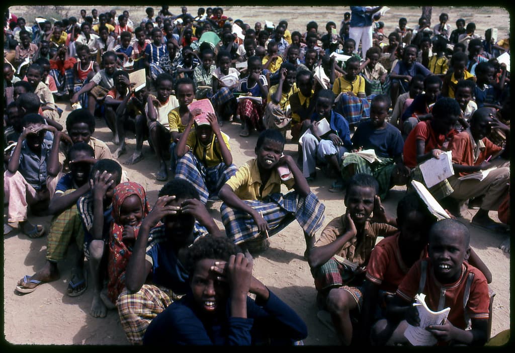 Dzieci szkolne w Somalii