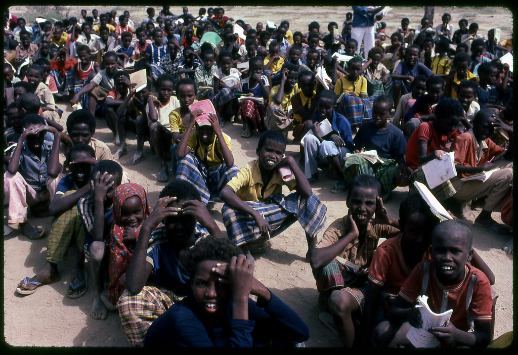 Bambini scolari della Somalia